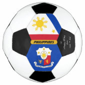 Philippinen Personalisiert, Flagge, Foto Fußball-B Fußball (Vorderseite)