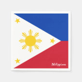 Philippinen & Philippinen Flag Party mode /sport Serviette (Vorderseite)
