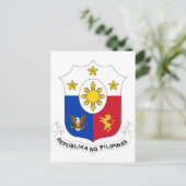 Philippinen, Philippinen Postkarte (Stehend Vorderseite)