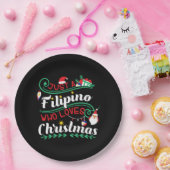 Philippinen - Philippinen Wer Lieben Weihnachten Pappteller (Party)