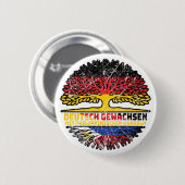 Philippinen Philippinisch Deutsch Deutschland Baum Button (Vorne & Hinten)