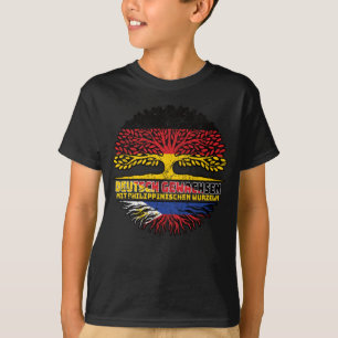 Philippinen Philippinisch Deutsch Deutschland Baum T-Shirt