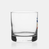 Philippinen Philippinische Flagge Blauer Personali Whiskyglas (Rechts)