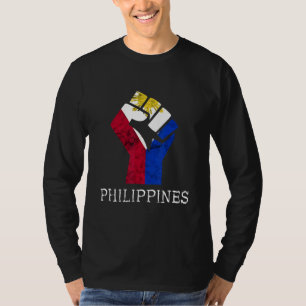 Philippinen Pilipinas Hand Fist Pinoy Pride Filipi T-Shirt