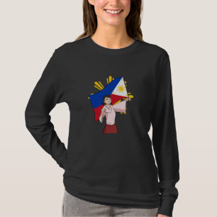 Philippinen Pilipinas Proud Filipino Filipina Flag T-Shirt