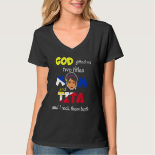 Philippinen Pinay Filipina Mutter Lola Tita Tante T-Shirt