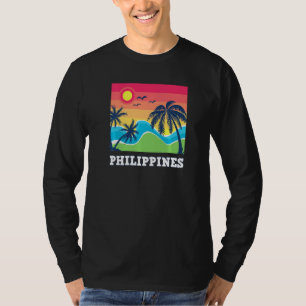 Philippinen Pinay Filipino Land Palmen Sonne Mabuh T-Shirt
