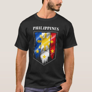 Philippinen Pinay Filipino Pride Country Flag Isla T-Shirt