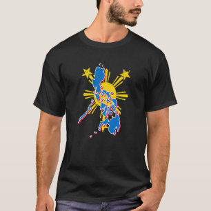 Philippinen Pinay Filipino Pride Country Flag Isla T-Shirt