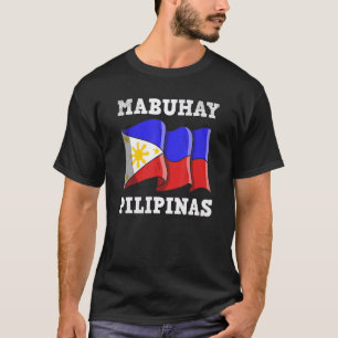 Philippinen Pinay Filipino Pride Country Flag Mabu T-Shirt