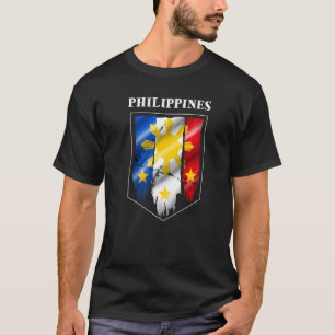 Philippinen Pinay Filipino Stolz Landesflagge Isla T-Shirt