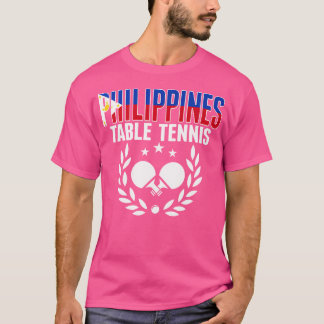 Philippinen Ping Pong Lovers Unterstützung Philipp T-Shirt