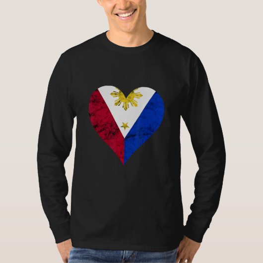 Philippinen Pinoy Liebe Pride Philippino F T-Shirt (Vorderseite)