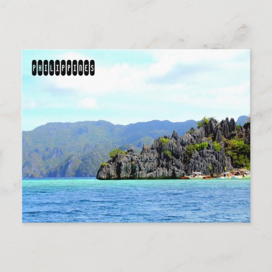 Philippinen Places Postkarte (Vorderseite)