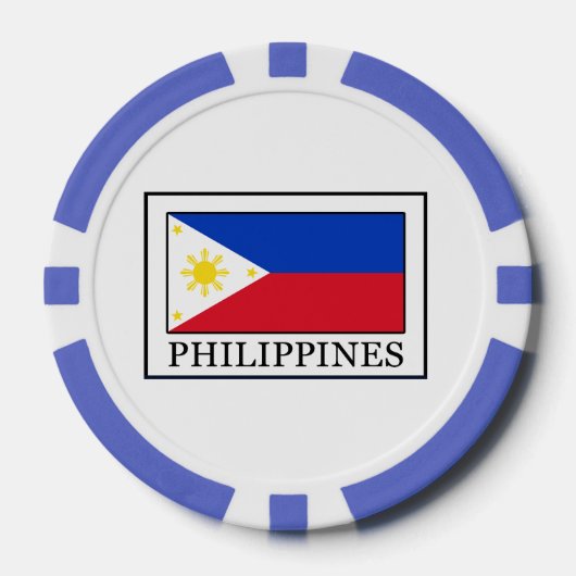 Philippinen Pokerchips (Vorderseite)