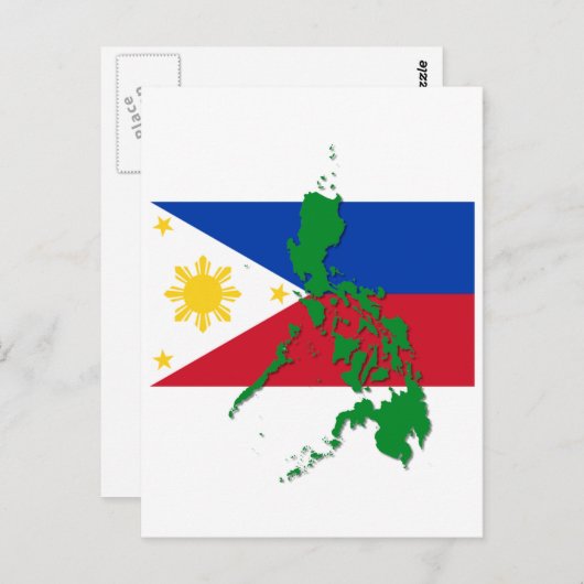 Philippinen Postkarte (Vorne/Hinten)