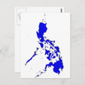 Philippinen Postkarte (Vorne/Hinten)