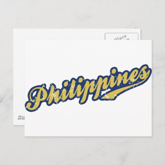 Philippinen Postkarte (Vorne/Hinten)