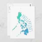 Philippinen Postkarte (Vorne/Hinten)