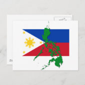 Philippinen Postkarte (Vorne/Hinten)