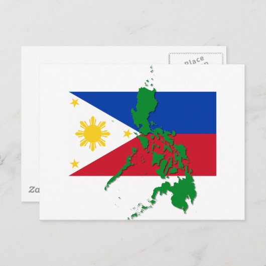 Philippinen Postkarte (Vorne/Hinten)