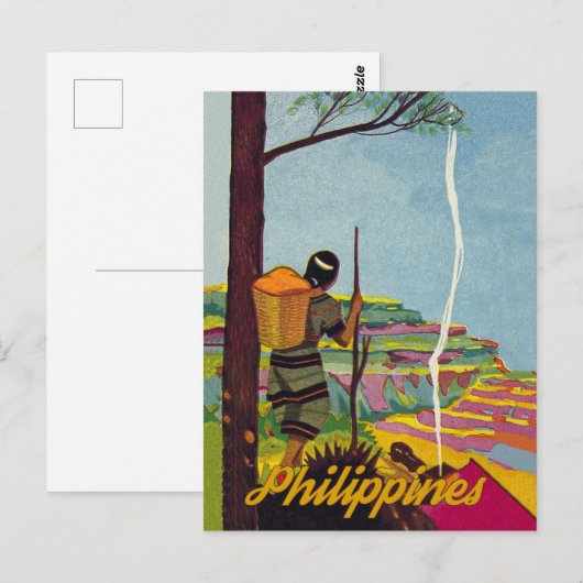 Philippinen Postkarte (Vorne/Hinten)