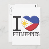 Philippinen Postkarte (Vorne/Hinten)