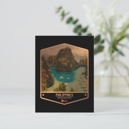 Philippinen Postkarte (Stehend Vorderseite)