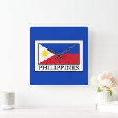 Philippinen Quadratische Wanduhr (Zuhause)