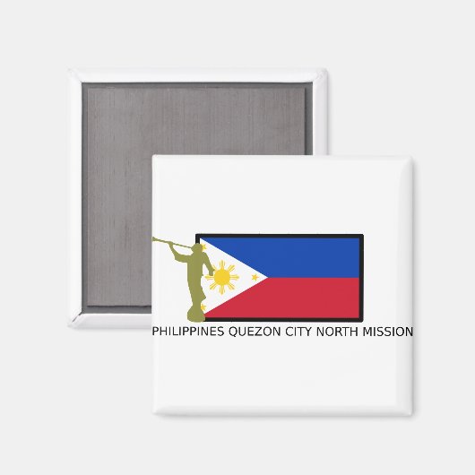 Philippinen Quezon North City Mission zazzzle Magnet (Vorderseite/Rückseite)