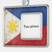 Philippinen Rahmen-Ornament Silber (Links)