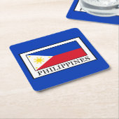 Philippinen Rechteckiger Pappuntersetzer (angewinkelt)