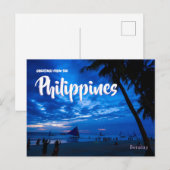 Philippinen Reise Postkarte (Vorne/Hinten)
