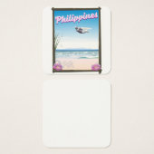 Philippinen Reiseplakat (Vorne & Hinten)