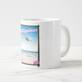 Philippinen Reiseplakat Jumbo-Tasse (Vorderseite Rechts)
