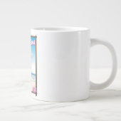 Philippinen Reiseplakat Jumbo-Tasse (Rechts)