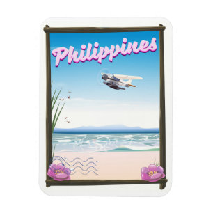 Philippinen Reiseplakat Magnet