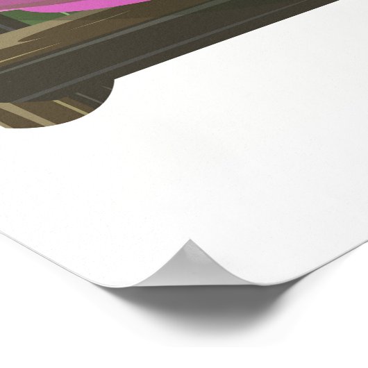 Philippinen Reiseplakat Poster (Ecke)