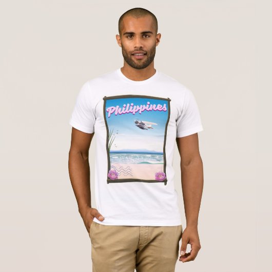 Philippinen Reiseplakat T-Shirt (Vorne ganz)