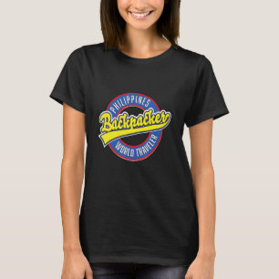 Philippinen Rucksacktourist Weltreisender T-Shirt