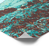 Philippinen, Ruinen von Cagsawa, Legazpi, Vulkan M Poster (Ecke)