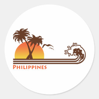 Philippinen Runder Aufkleber
