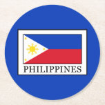 Philippinen Runder Pappuntersetzer<br><div class="desc">Philippinen</div>