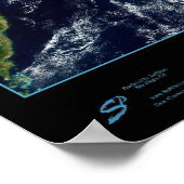 Philippinen-Satellitenposter Poster (Ecke)