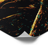 Philippinen, Schokoladenhügel auf der Insel Bohol Poster (Ecke)