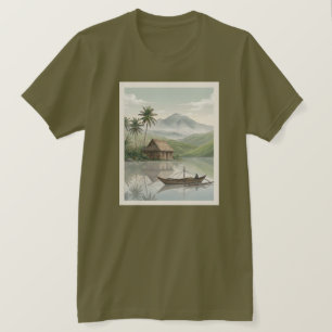 Philippinen-Shirt Banaue-Reisterrassen Mayon T-Shirt