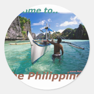 Philippinen Souvenir und Novelty Store Runder Aufkleber