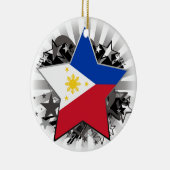 Philippinen-Stern Keramikornament (Rechts)