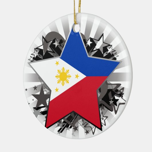 Philippinen-Stern Keramikornament (Links)