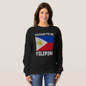 Philippinen stolz auf Filipino Filipina meine DNA  Sweatshirt (Vorne ganz)